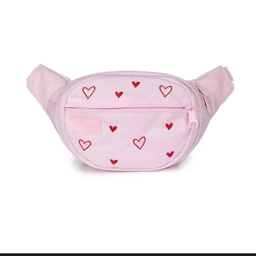 JanSport Fifth Ave Waist Pack - Pink Party Hearts NWT